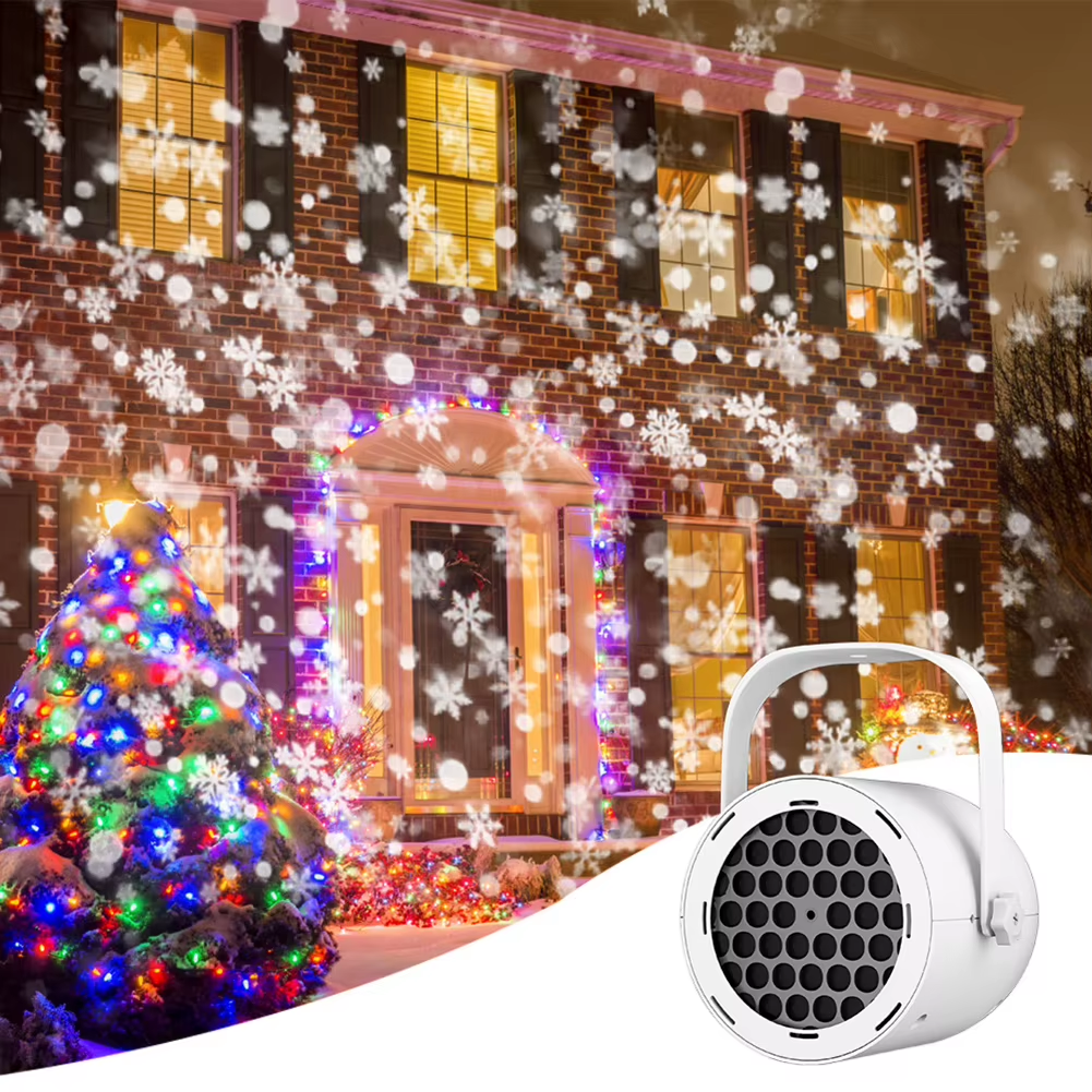 For Christmas Projector Lights Indoor LED Snowflake Projector Lights Holiday Projector for Christmas Party
