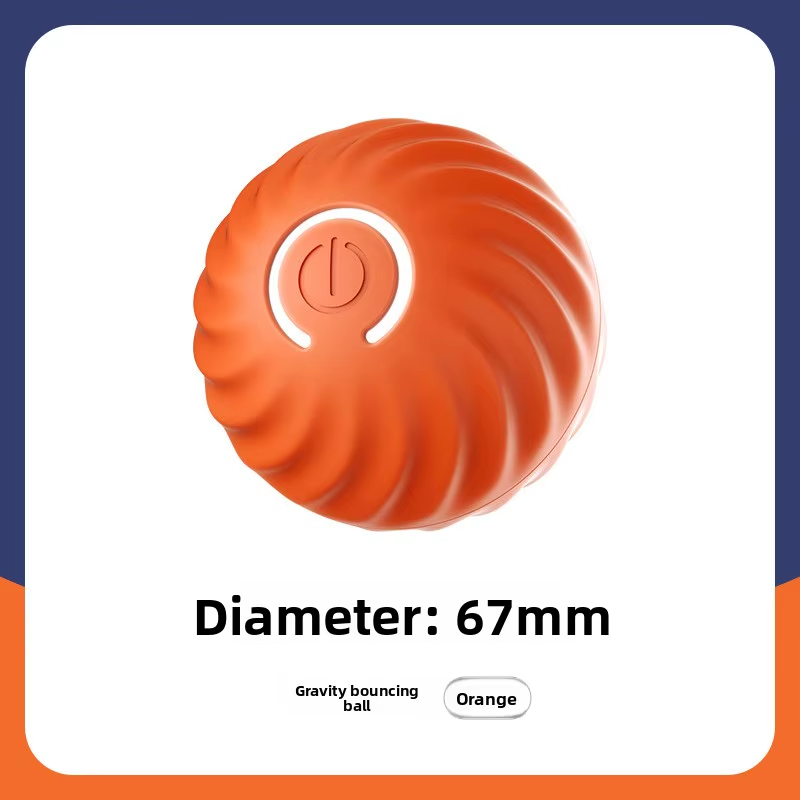 Interactive Dog Toys Durable Motion Activated Automatic Rolling Ball Toys For/Small/Medium/Large Dogs,Usb Rechargeable Springtok