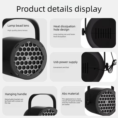 For Christmas Projector Lights Indoor LED Snowflake Projector Lights Holiday Projector for Christmas Party